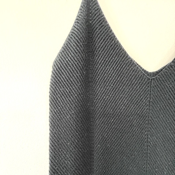 Dark Blue sleek maxi dress. Size XS. Stretchy cotton with adjustable straps. - Picture 2 of 5